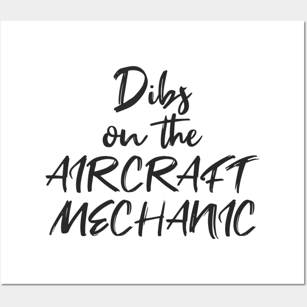 Aircraft Mechanic Aviation Airplane Mechanic Wall Art by IngeniousMerch